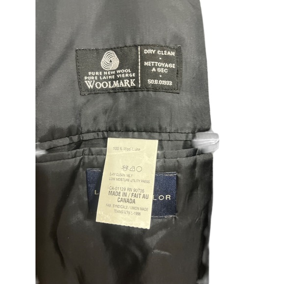 CALVIN KLEIN Extreme Slim Fit WOOL Gray 2-BUTTON Lined 2-PC SUIT 46R 44x32 - Picture 5 of 6